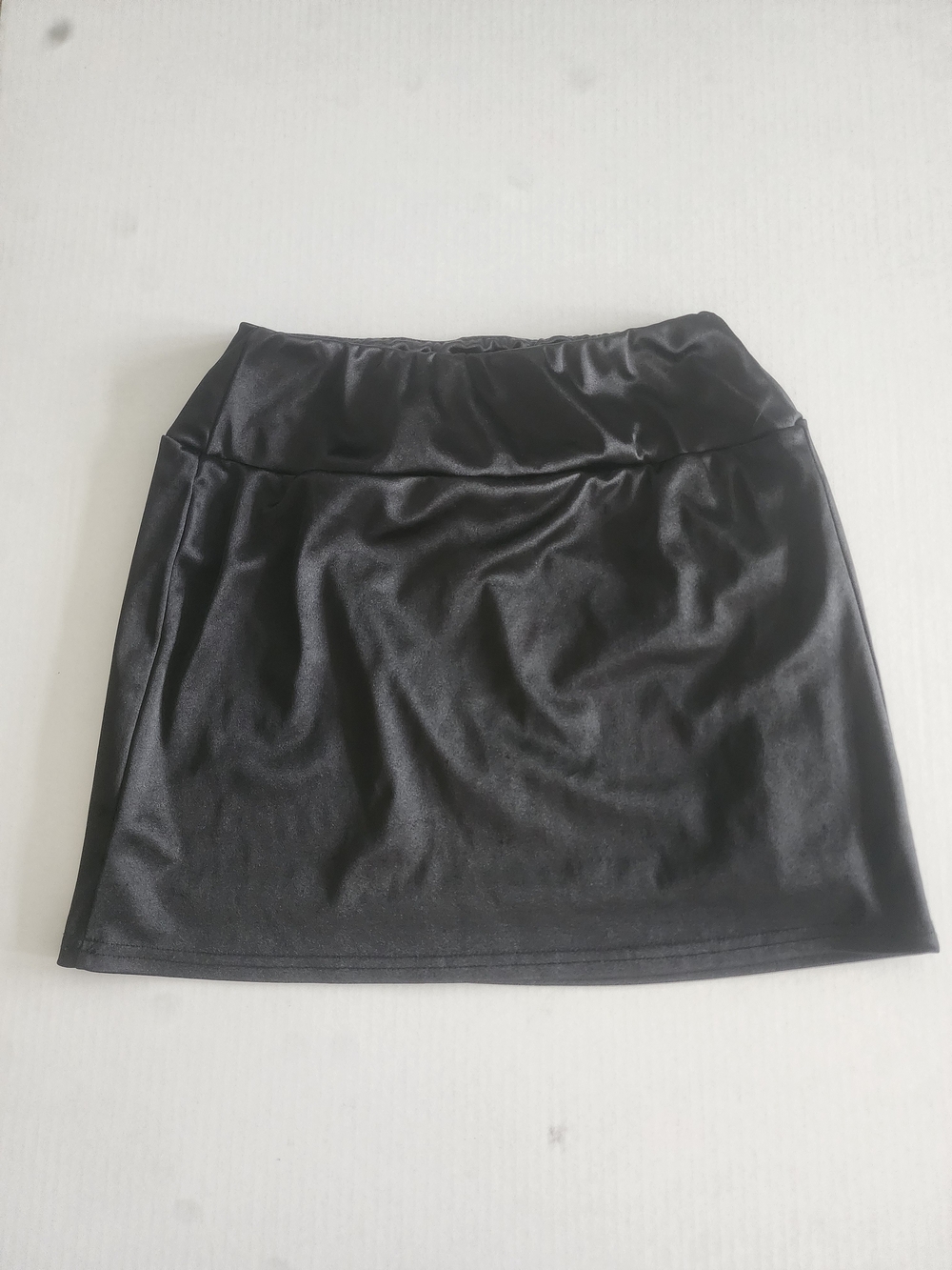 Wet Seal Black Satin Mini Skirt